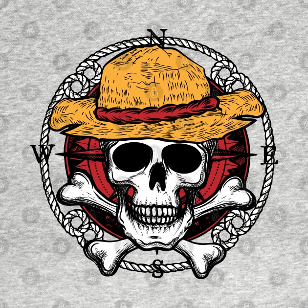 Straw Hat Pirates Jolly Roger by carloj1956